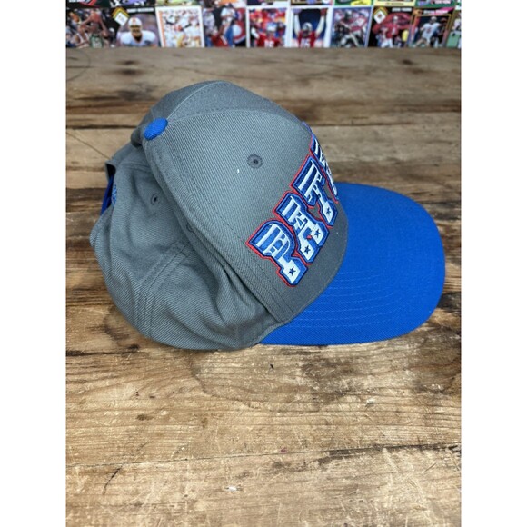 New England Patriots Snapback Hat Mitchell & Ness NFL Vintage Throwback Gray - Picture 4 of 7